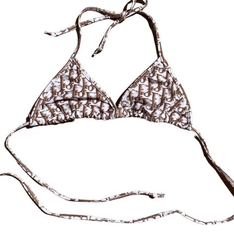 Authentic Vintage Bikini Top By Dior Depop