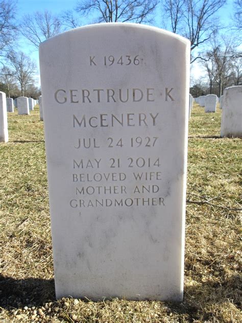 Gertrude K Johanson Mcenery Find A Grave Memorial