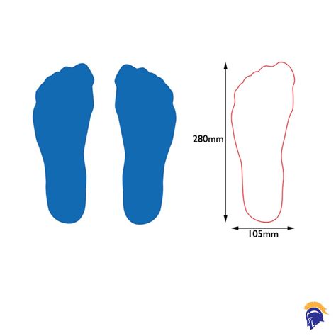 Anti Slip Footprint Floor Stickers From Invictus Tapes