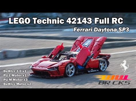 Motorize LEGO Technic 42143 Ferrari Daytona SP3 with BuWizz 3.0 and ...