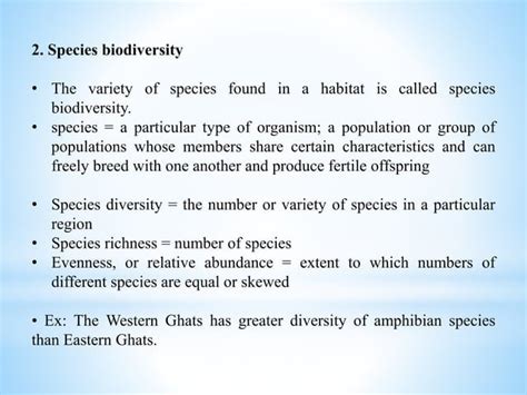 Ch Biodiversity And Conservation Class Ppt