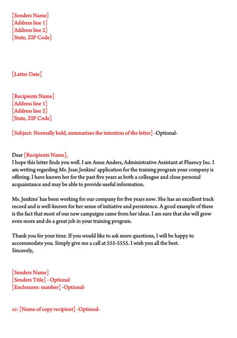 Character Reference Letter Brother • Invitation Template Ideas