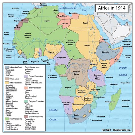 Africa in 1914