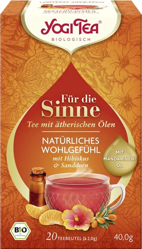 YOGI TEA Yogi Tee Für Sinne Natürliches Wohlgefühl im Beutel 34