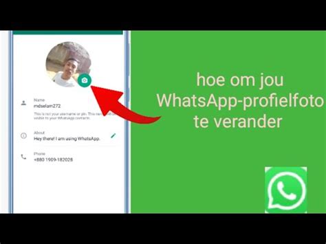 Top 83 Hoe Wijzig Ik Mijn Profielfoto In Whatsapp Update