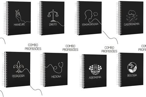 Arquivo Digital Capas Profissões nude E Preto Elo7