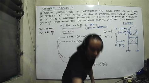 Sdof With Damping Sample Problem 2 Youtube