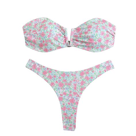 Levmjia Women S High Waist Bikini Set UPF 50 Sun Protection Quick Dry Swimsuit With Ruffles