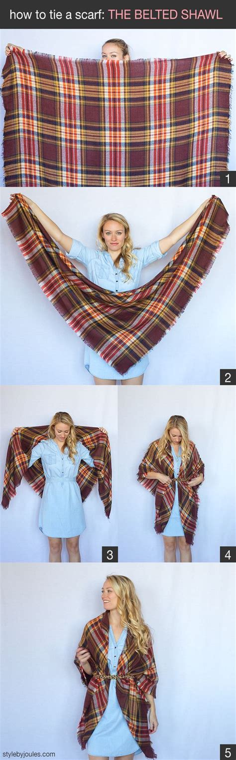 13 Ways To Wear Your Blanket Scarf Pretty Designs