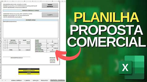 Planilha Automatizada de Proposta Comercial no Excel Baixar Grátis