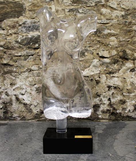 Paolo Pasticci Lucite Nude Female Torso Sculpture At Stdibs