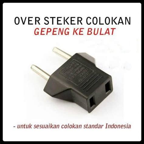 Jual Steker Over Gepeng Ke Bulat Sambung Colokan Charger Di Lapak Ardy