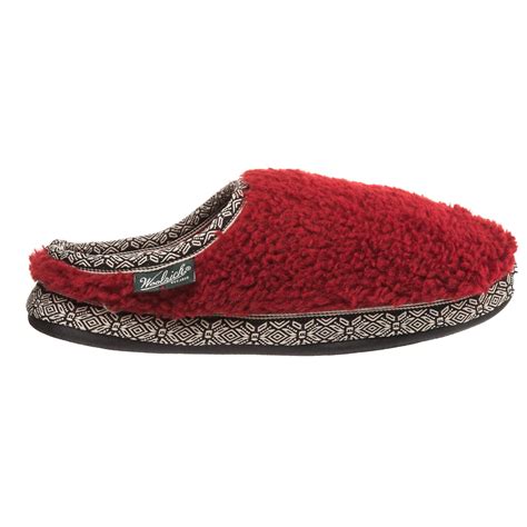 Woolrich Whitecap Mule Fleece Slippers For Women