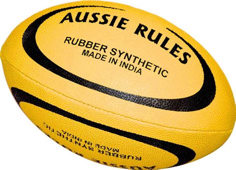 Advance Aussie Rules Football Hitech Pin Grip Synthetic Rubber Afl Bal