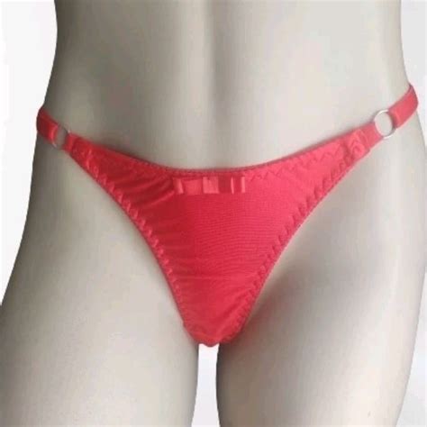 Calcinha em Lycra lingerie regulagem fio dental lateral modelo string tamanho único forro de