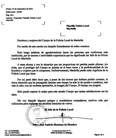 Ejemplo De Carta Solicitud De Policia