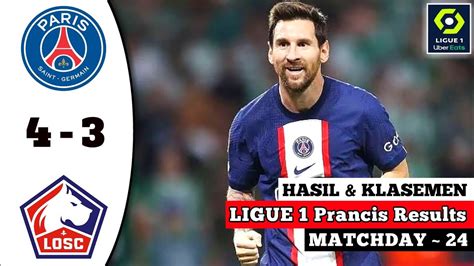 Psg Vs Lille Hasil Liga Prancis Tadi Malam Hasil Psg Tadi Malam