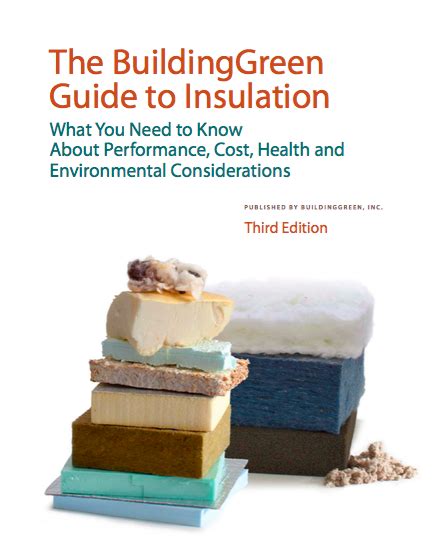 The BuildingGreen Guide To Insulation Performance Cost Health And