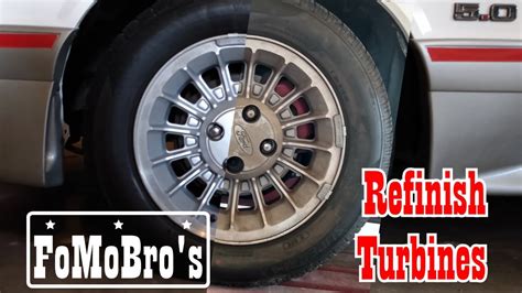 Turbine Wheels Refinishrepaint Foxbody 1987 Mustang Gt Bridgette The