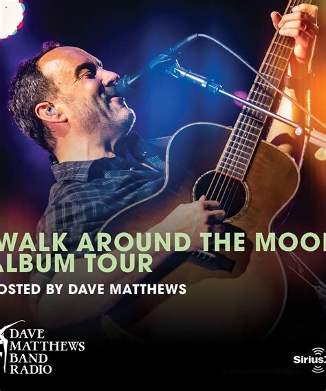 Dave Matthews Band Walk Around The Moon Album Tour July