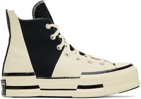 Converse White & Black Chuck 70 Plus Sneakers Converse