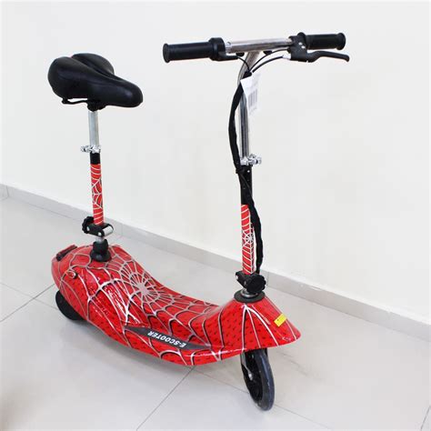 Patinete El Trico Motorizado Scooter Bateria Vermelho V R