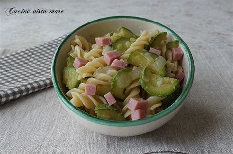 Pasta Fredda Con Zucchine E Prosciutto Cotto