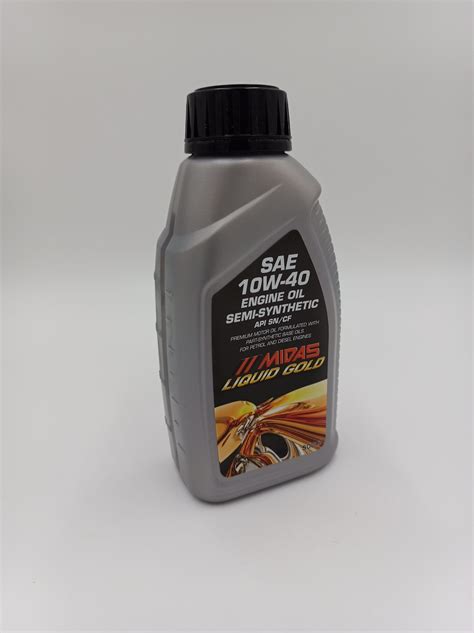 Midas Liquid Gold SAE 10W40 Semi-Synthetic Oil 500ML - Midas Vincent