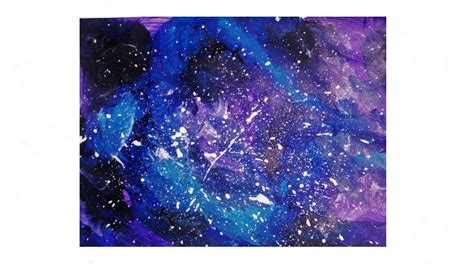 watercolor galaxy painting tutorial - Watercolor Painting