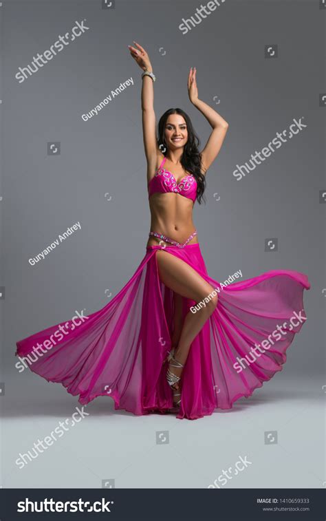 Gorgeous Brunette Belly Dance Costume Stock Photo Shutterstock
