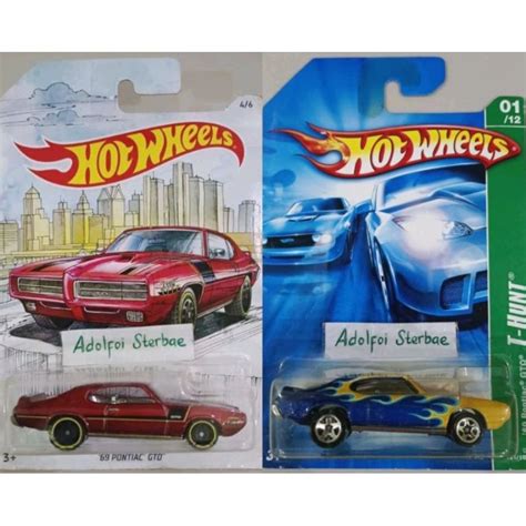 Hotwheels Hot Wheels Pontiac Gto T Hunt Thunt Treasure Hunt Detroit Muscle Edition