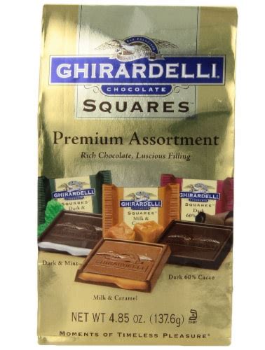 Ghirardelli - Chocolate Squares - Premium Assortment, 6 CT / 4.85 oz ...