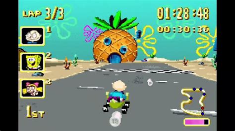 Cup 1 Easy Nicktoons Racing Gba Youtube