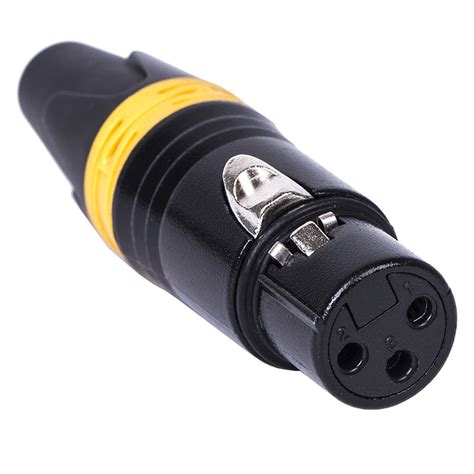 choseal qdb female cannon plugs  pin core mic cannon micropho