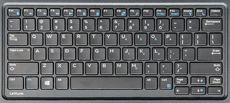 Dell Latitude Keyboard Layout