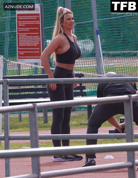 Christine Mcguinness Showing Off Her Impressive Abs And Ass In London Aznude