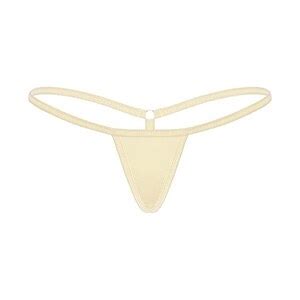 TiaoBug Mini Perizoma Aperto Donna Lingerie Sexy Hot Per Sesso Tanga G String T Back String