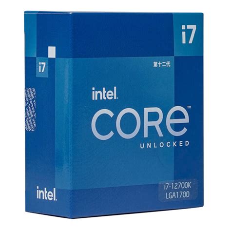 Intel Core I7 12700K 12th Gen Alder Lake 12 Core 3 6GHz LGA 1700 CPU