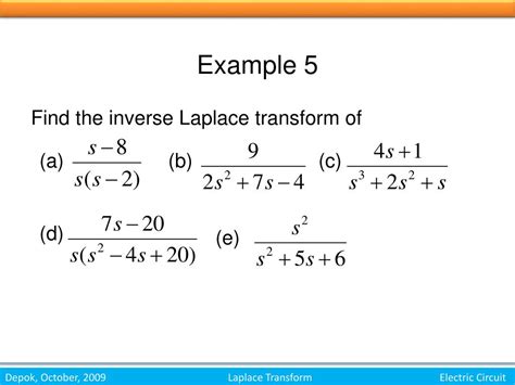 PPT - Inverse Laplace Transform PowerPoint Presentation, free download ...