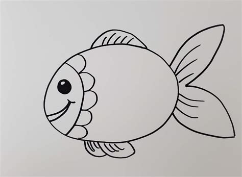 how to draw big fish