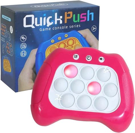 Pop Game Light Up Fidget Toy Quick Push Game Console Whack A Mole