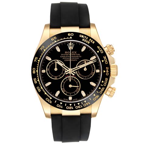 Rolex Daytona Yellow Gold 116518 Stock 53322 SwissWatchExpo