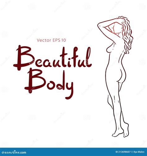 Naked Woman Body Hand Drawn Sketch Vector Illustration Stock Vector Illustration Of Sketch