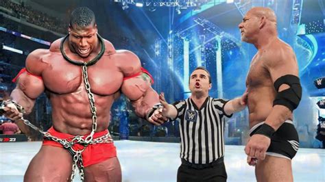 Full Match Goldberg Vs Neck Monster Iron Man Match Wwe Dec