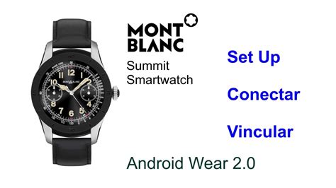 Montblanc Summit Smartwatch SetUp - YouTube