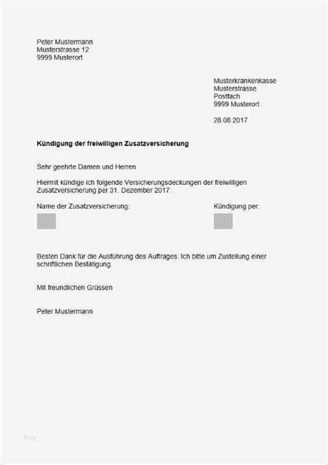 kuendigung versicherung vorlage word angenehm zusatzversicherung kuendigen vorlage vorlage ideen