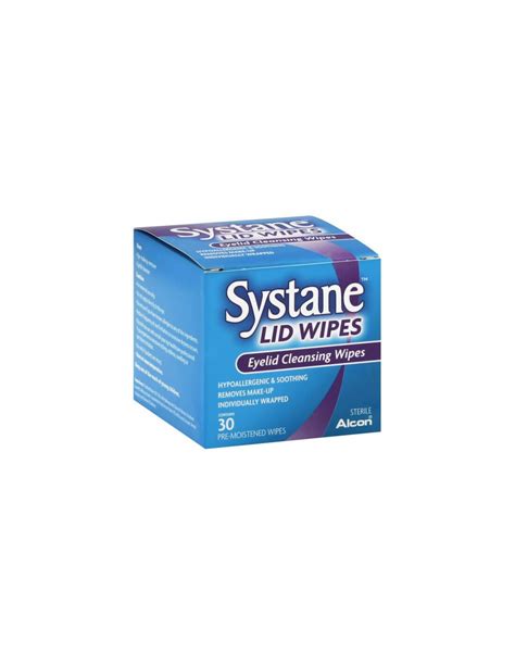 Systane Lid Wipes 30 Toallitas Humedas Esteriles