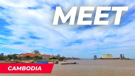 Where The Mekong And Tonle Sap Rivers Meet In Phnom Penh Cambodia