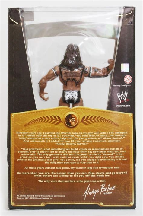 Ultimate Warrior Wwe Defining Moments Very Rare Mattel 1736825893