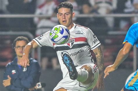 São Paulo James Rodríguez vira desfalque contra o Bahia